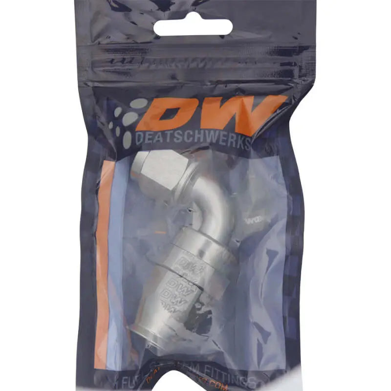 DeatschWerks 6-02-0856 DeatschWerks 8AN Female Swivel 90-Degree Hose End PTFE (Incl. 1 Olive Insert)