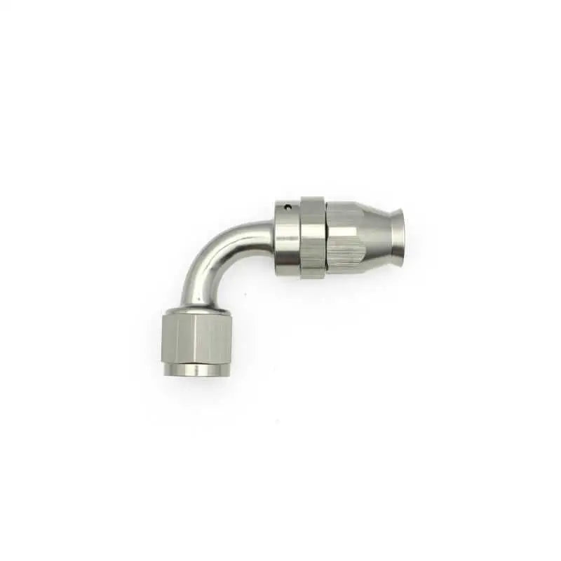 DeatschWerks 8AN Female Swivel 90-Degree Hose End PTFE (Incl. 1 Olive Insert) 