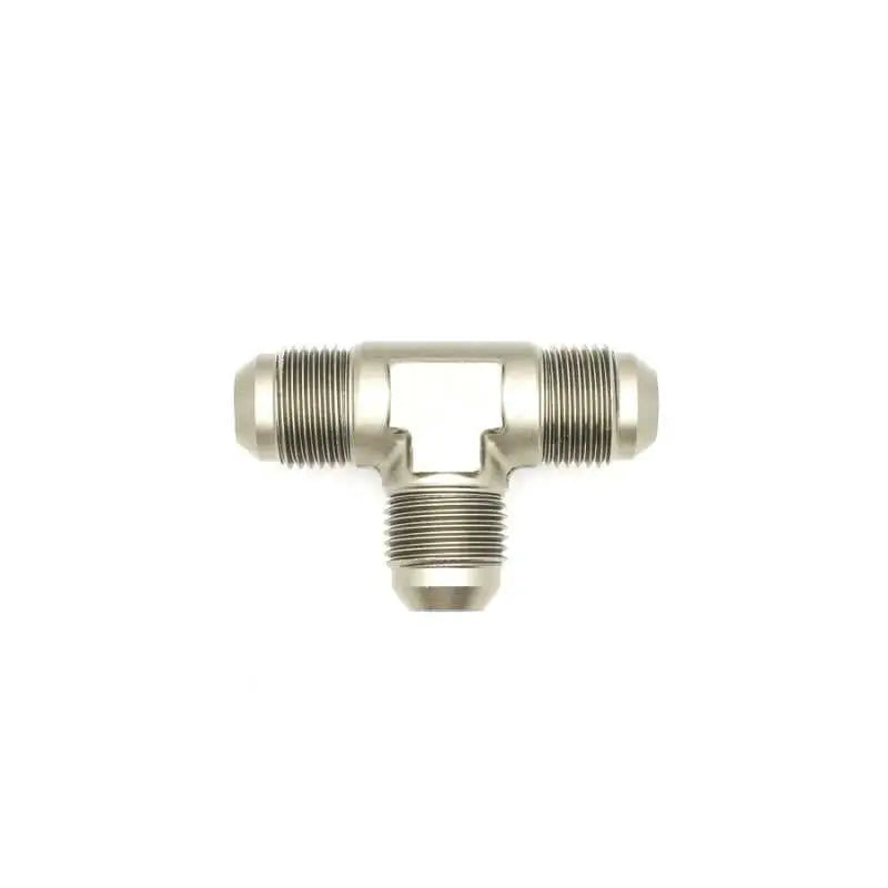 DeatschWerks 8AN Male Flare + 8AN Male Flare To 8AN Male Flare Tee Fitting 