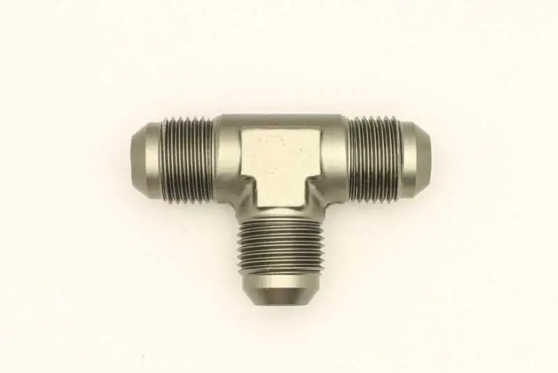 DeatschWerks 8AN Male Flare + 8AN Male Flare To 8AN Male Flare Tee Fitting 