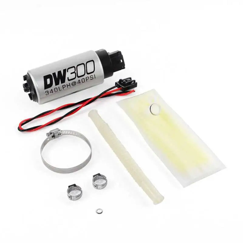 DeatschWerks 92-95 BMW E36 325i DW300 340 LPH In-Tank Fuel Pump w/ Install Kit 