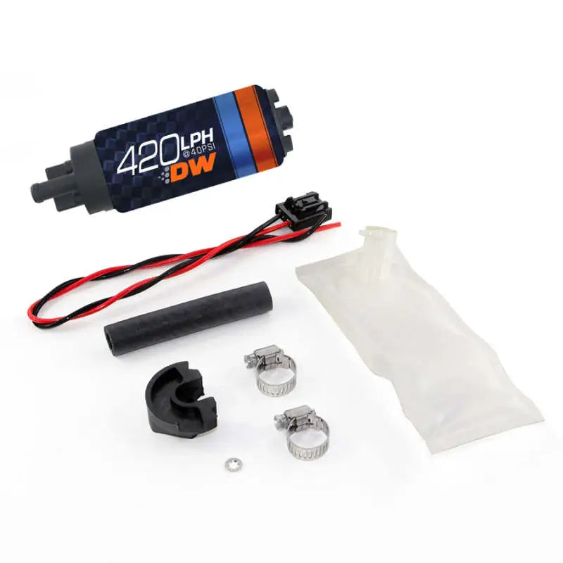 Deatschwerks DW420 Series 420lph In-Tank Fuel Pump w/ Install Kit For 94-02 Nissan S14/S15 - Delivery