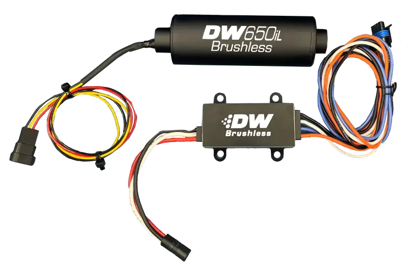 DeatschWerks DW650iL Series 650LPH In-Line External Fuel Pump with PWM Controller; ideal for RV, automotive, powersports, off-road, marine, exterior, truck accessories, interior, truck bed, RV parts, Truck & Automotive, AVADA - Best Sellers
