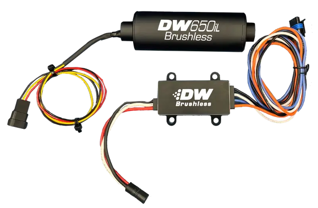 DeatschWerks DW650iL Series 650LPH In-Line External Fuel Pump with PWM Controller; ideal for RV, automotive, powersports, off-road, marine, exterior, truck accessories, interior, truck bed, RV parts, Truck & Automotive, AVADA - Best Sellers