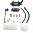 Deatschwerks DW810 Brushless 810lph In-Tank Fuel Pump with Dual Speed Controller and installation hardware.