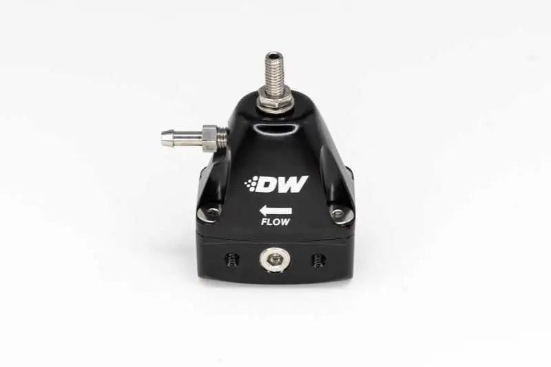 DeatschWerks DeatschWerks DWR1000iL In-Line Adjustable Fuel Pressure Regulator - Black