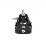 DeatschWerks DWR1000iL In-Line Adjustable Fuel Pressure Regulator - Black 