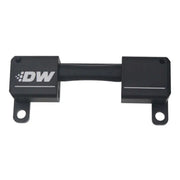 Black DW drum keychain with silver accents for DeatschWerks 10AN ORB high flow ethanol sensor