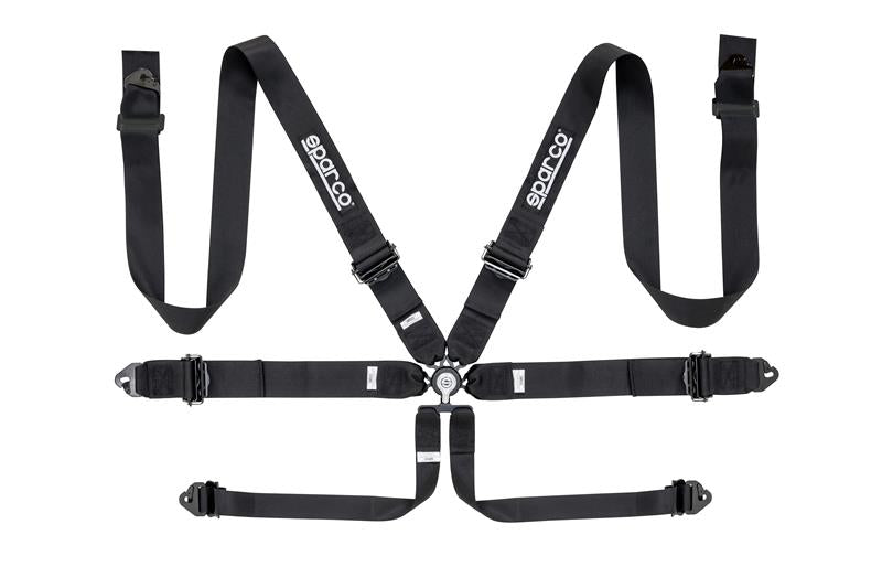 Sparco Belt 6pt 3in Steel Red - 04818RACRS