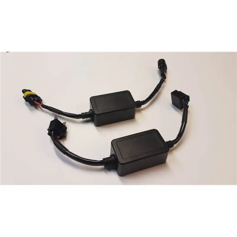 Black electronic ballasts with wiring for DECODRL9005 ODX DRL decoder set
