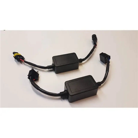 Black electronic ballasts with wiring for DECODRLH13 ODX DRL decoder H13 setup