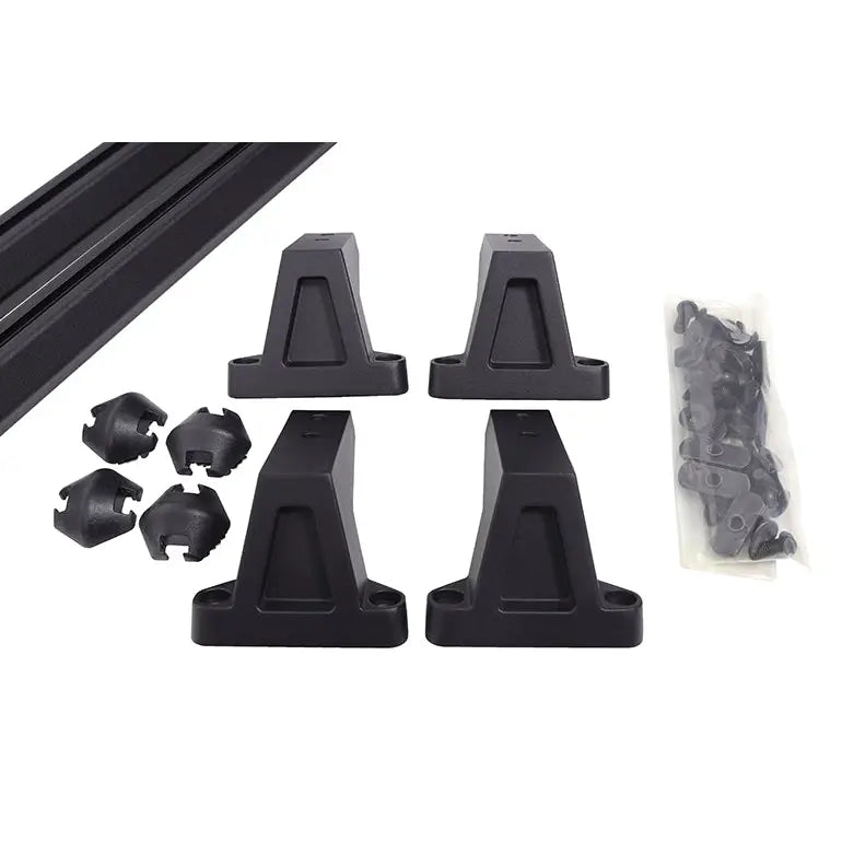 DEE ZEE Durable Plastic End Caps Bed Cargo Rack Cross Bar DZ99783TB - HEX SR Cast Rail 74 Kit TE