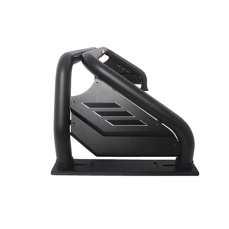 DEE ZEE Louvered Side Panels Truck Bed Bar DZ960050B - Black Sport