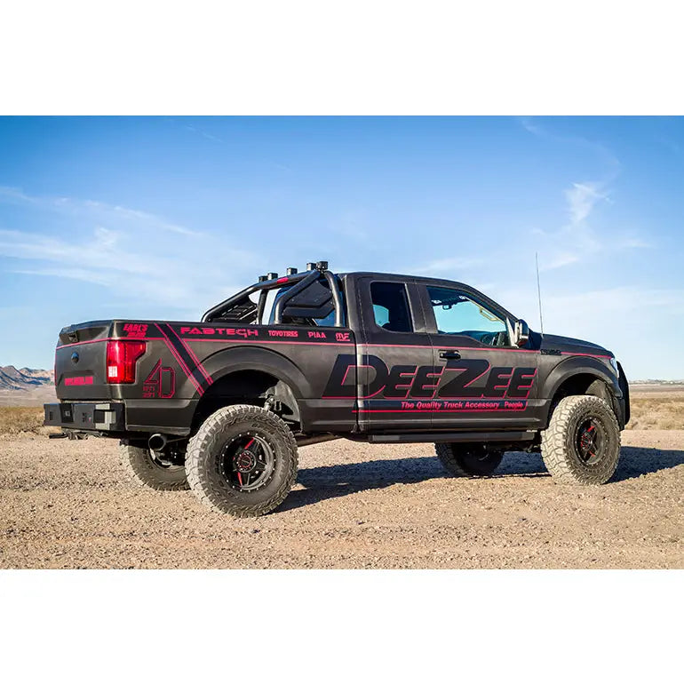 DEE ZEE Louvered Side Panels Truck Bed Bar DZ960050B - Black Sport