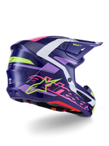 Sm7 Deed Helmet Purp/Pnk Glossy Sm - ALPINESTARS