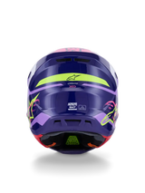 Sm7 Deed Helmet Purp/Pnk Glossy Sm - ALPINESTARS