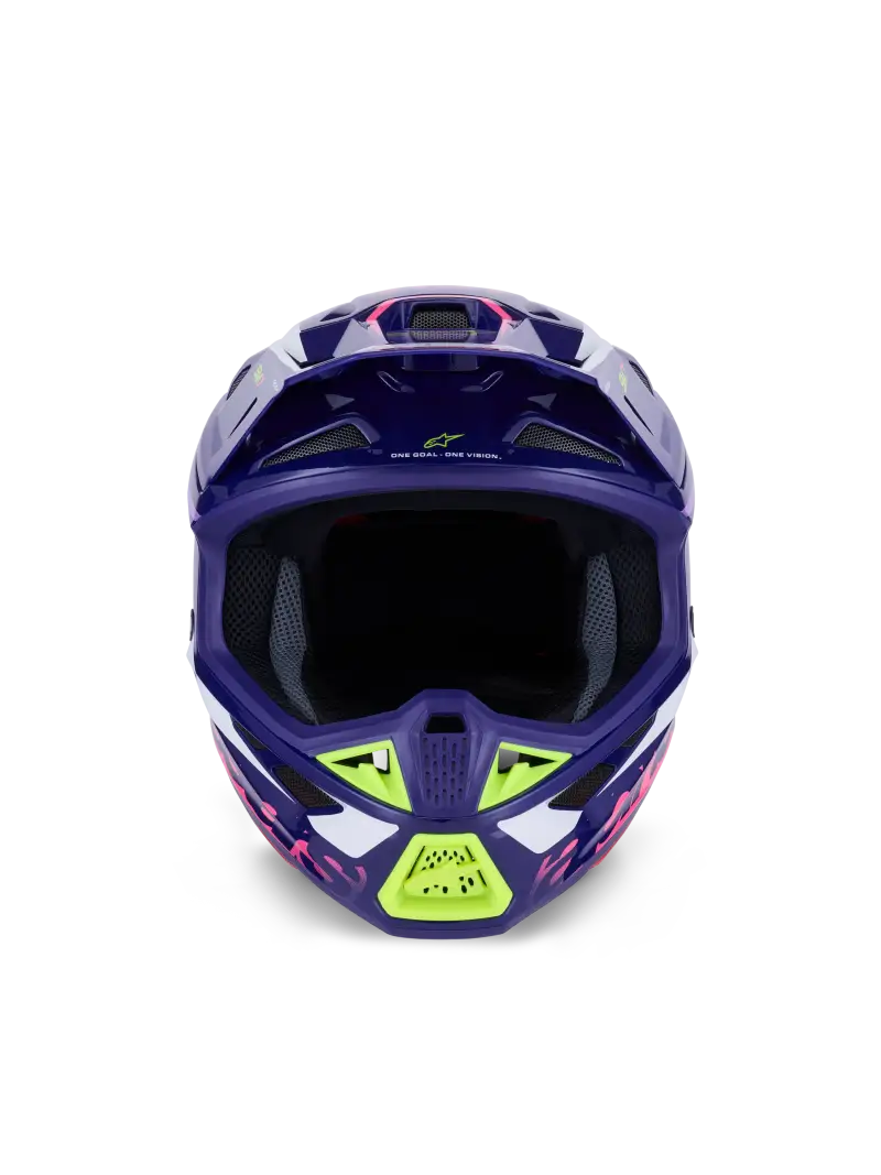 Sm7 Deed Helmet Purp/Pnk Glossy Sm - ALPINESTARS