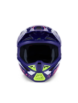 Sm7 Deed Helmet Purp/Pnk Glossy Sm - ALPINESTARS