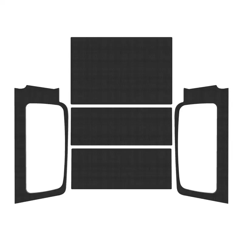 Black interior trim kit for Jeep Wrangler LJ headliner complete kit upgrade