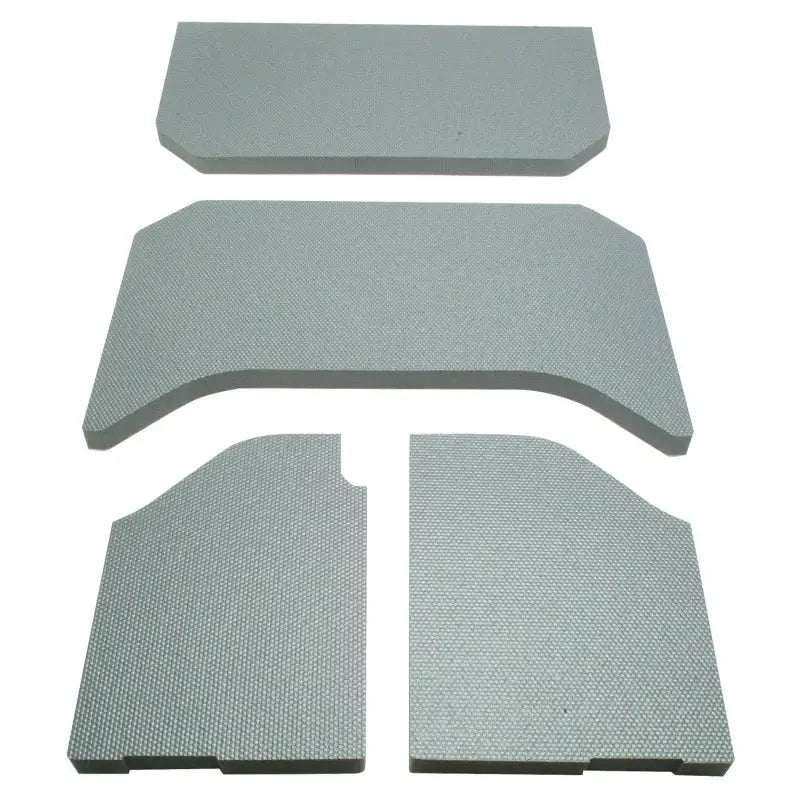 Gray fireplace panels for Jeep Wrangler JK 4-door headliner replacement