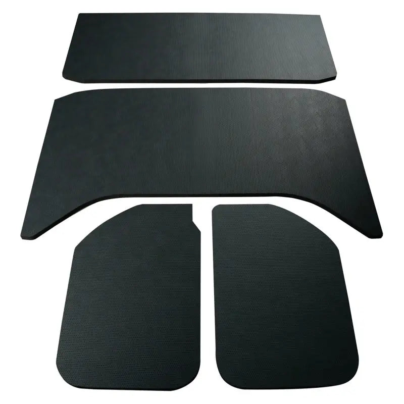 DEI 11-18 Jeep Wrangler JK 4-Door Leather Look Headliner Black 4 Piece - Truck & Automotive
