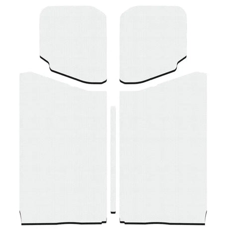 DEI 18-23 Jeep Wrangler JL 2-Door Boom Mat Headliner - 5 Piece - White - 50190