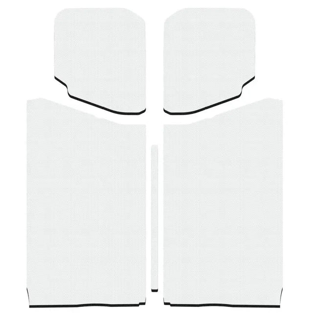 DEI 18-23 Jeep Wrangler JL 2-Door Boom Mat Headliner - 5 Piece - White - 50190