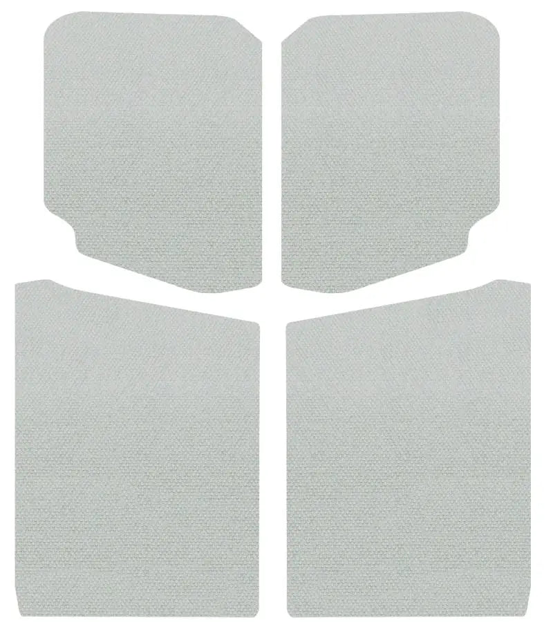 DEI 18-23 Jeep Wrangler JL 2-Door Boom Mat Headliner - 5 Piece - White - 50190
