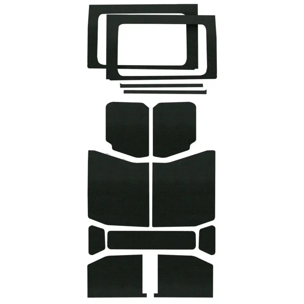 DEI 2018-Up Jeep Wrangler JL 4-Door Headliner Complete Kit 13-pc - Black - Truck & Automotive