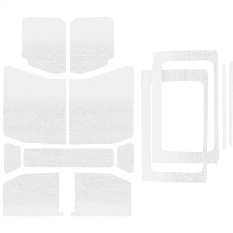 DEI 2018-Up Jeep Wrangler JL 4-Door Headliner Complete Kit 13-pc - White - Truck & Automotive