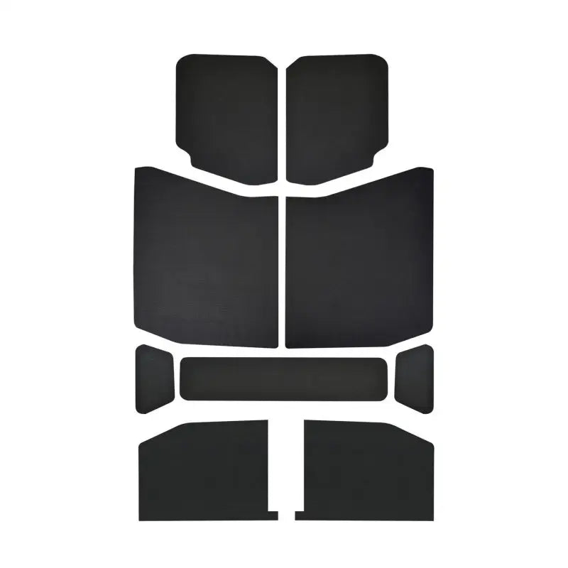 DEI 2018-Up Jeep Wrangler JL 4-Door Leather Look Headliner 9-pc - Black - Truck & Automotive