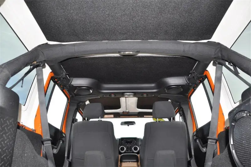 DEI 2018-Up Jeep Wrangler JL 4-Door Leather Look Headliner 9-pc - Black - Truck & Automotive