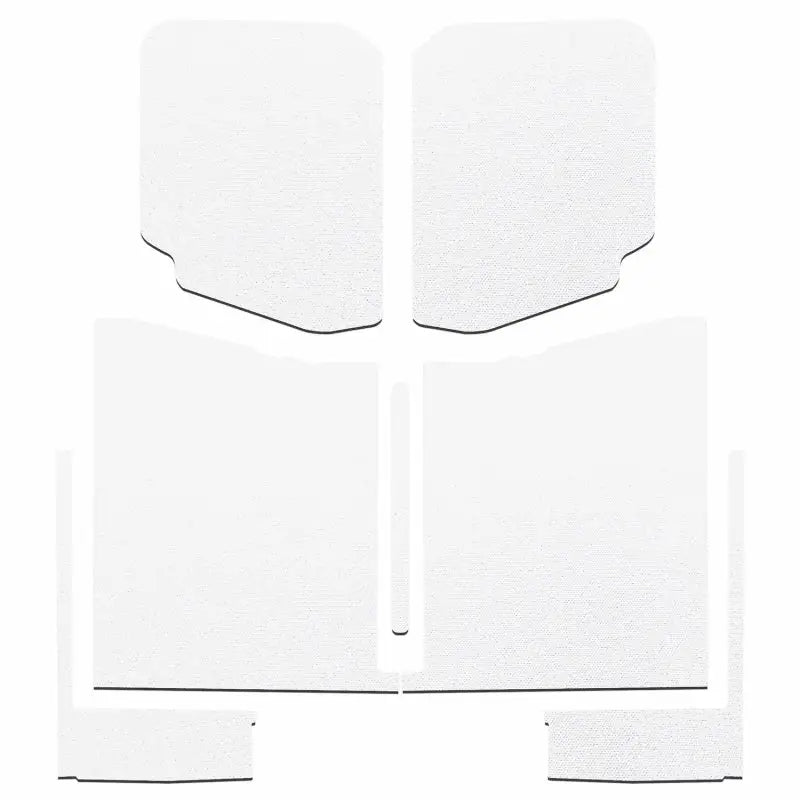 DEI 2019-Up Jeep Gladiator Headliner Complete Kit 7-pc - White - Truck & Automotive