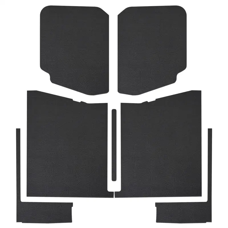 DEI 2019-Up Jeep Gladiator Leather Look Headliner Complete Kit 7-pc - Black - Truck & Automotive