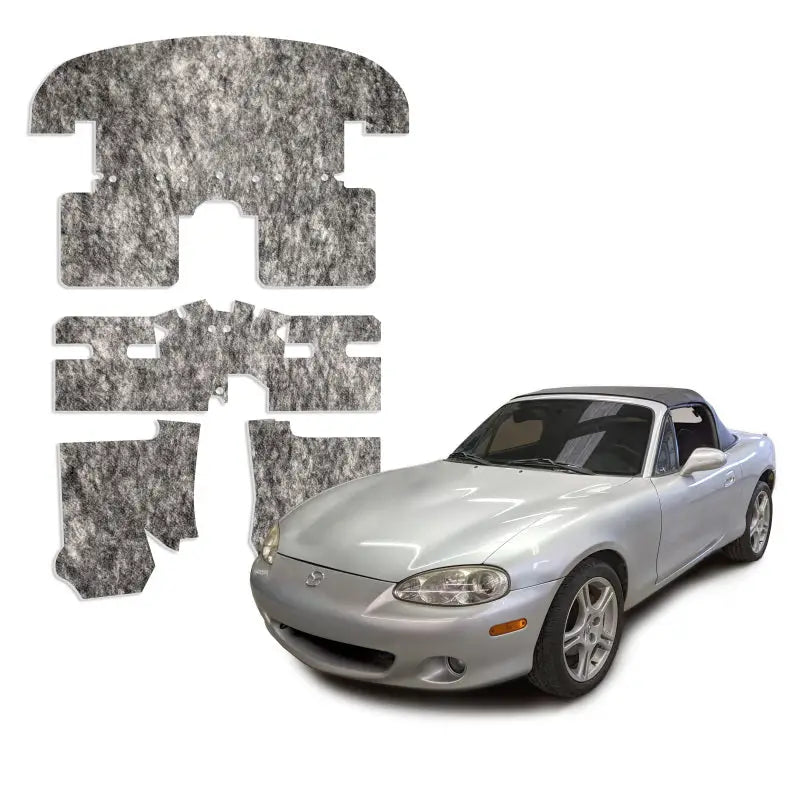 DEI 50295 DEI 90-05 Mazda Miata NA & NB Under Carpet Interior Insulation Kit - 1/2in Thick