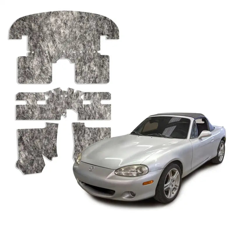 DEI 50295 DEI 90-05 Mazda Miata NA & NB Under Carpet Interior Insulation Kit - 1/2in Thick