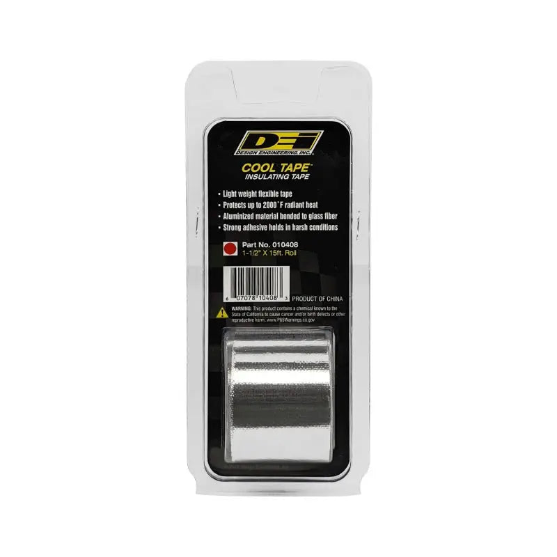 DEI Cool Tape 1-1/2in x 15ft Roll in packaging, heat resistant, lightweight, flexible, durable, universal fit.