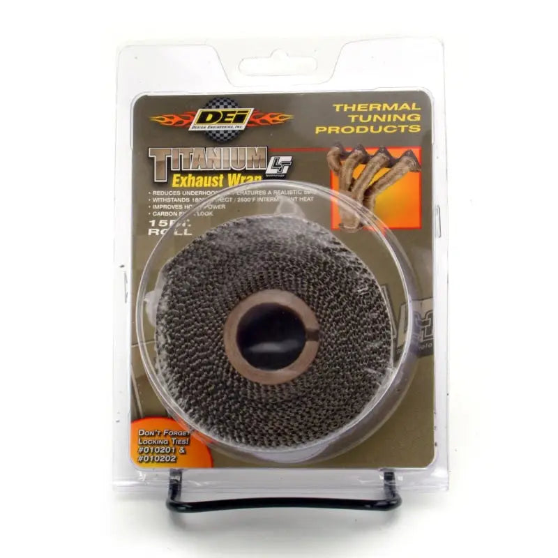 DEI Exhaust Wrap 2in x 15ft - Titanium - Truck & Automotive