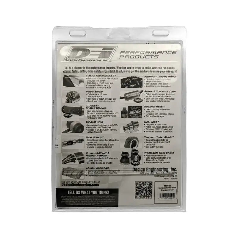 DEI Exhaust Wrap 2in x 50ft - Titanium - Black - Truck & Automotive