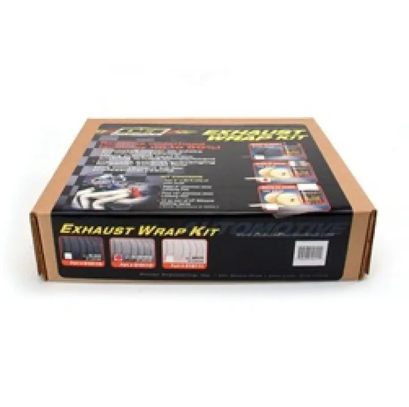 DEI Exhaust Wrap Kit - Tan and Aluminum HT Silicone Coating - Truck & Automotive