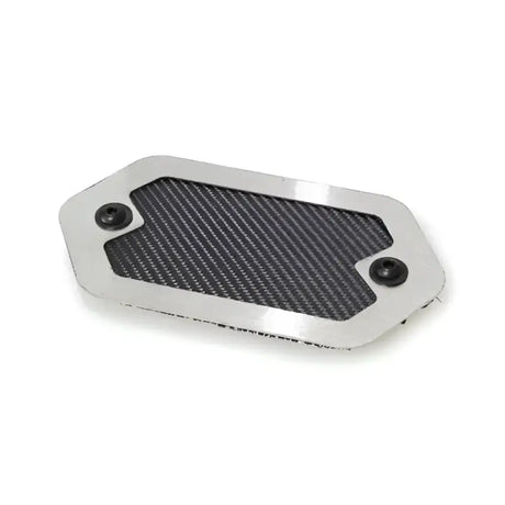 Rectangular carbon fiber and metal cover on DEI Flex Heatshield GEN III 3.5x6.5