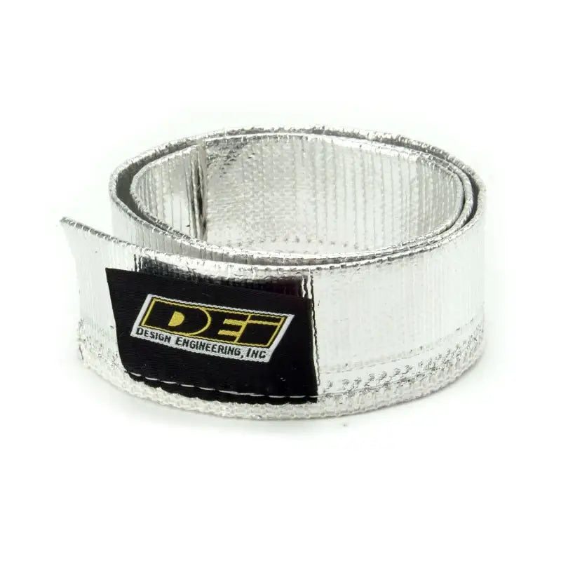 DEI Heat Sheath 1-1/4in I.D. x 3ft - Aluminized Sleeving- Sewn Edge - Truck & Automotive