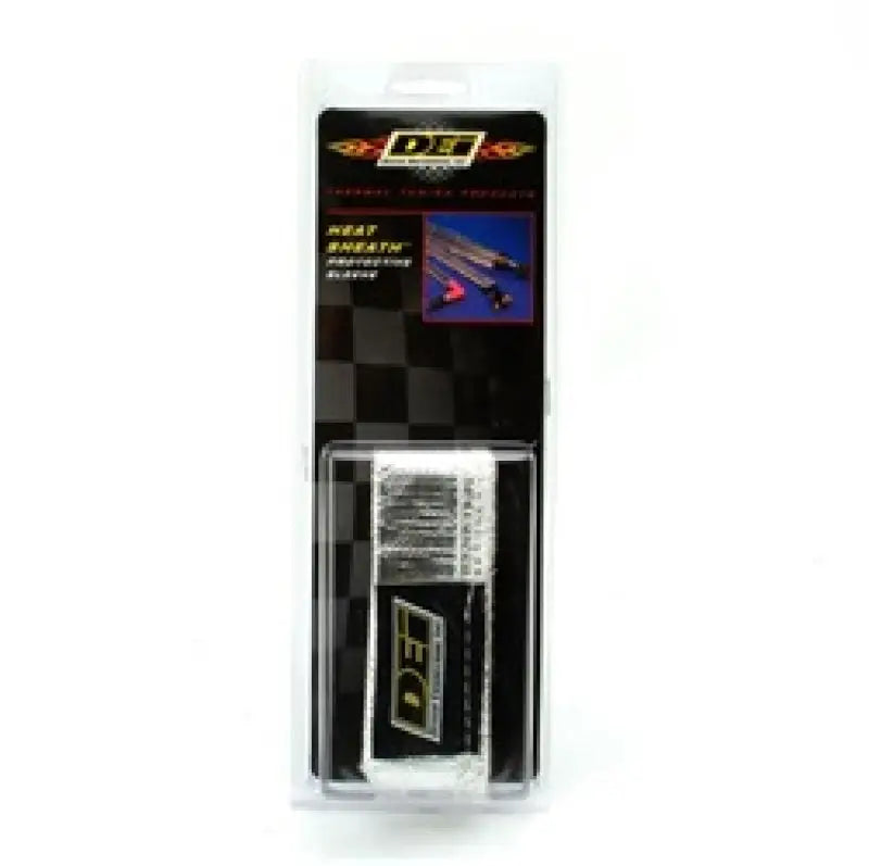 DEI Heat Sheath 3/4in x 3ft - Aluminized Sleeving- Sewn Edge - Truck & Automotive
