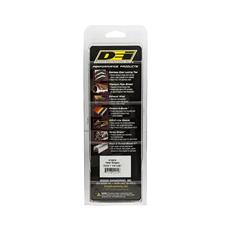 DEI Heat Sheath GOLD 1-1/4in x 36in - Truck & Automotive