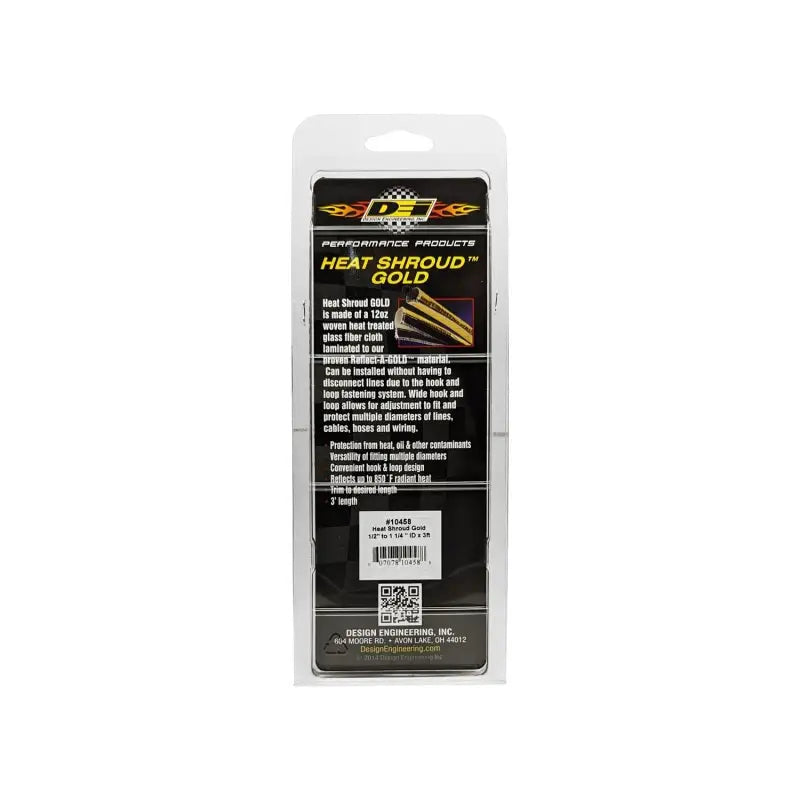 DEI Heat Shroud 1/2in to 1-1/4in I.D. x 3ft - Gold - Truck & Automotive
