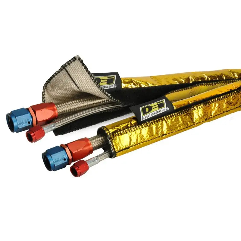 DEI Heat Shroud 1/2in to 1-1/4in I.D. x 3ft - Gold - Truck & Automotive
