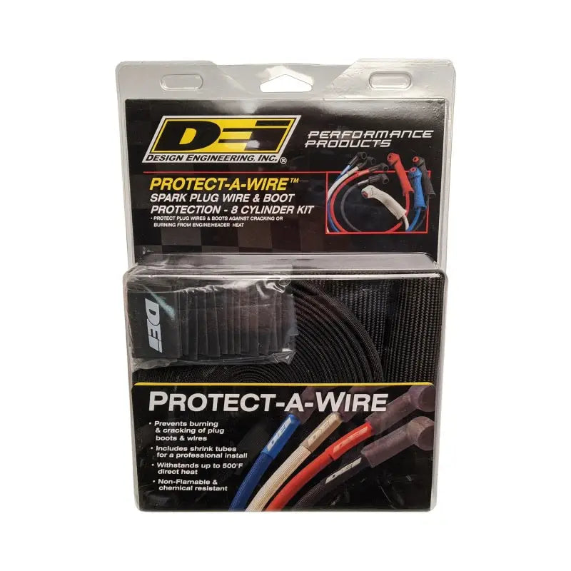 DEI Protect-A-Boot and Wire Kit 8 Cylinder - Black - Truck & Automotive