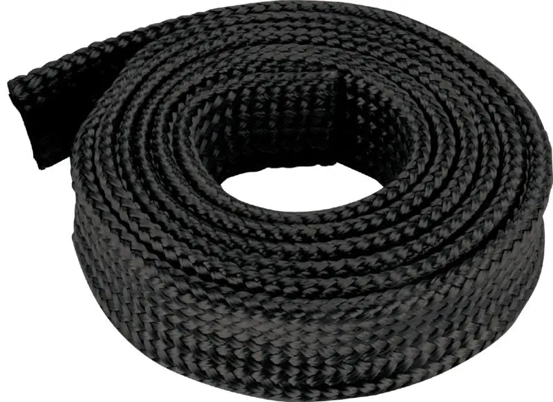 Coiled black braided sleeving for engine components, DEI Protect-A-Sleeve 3ft universal