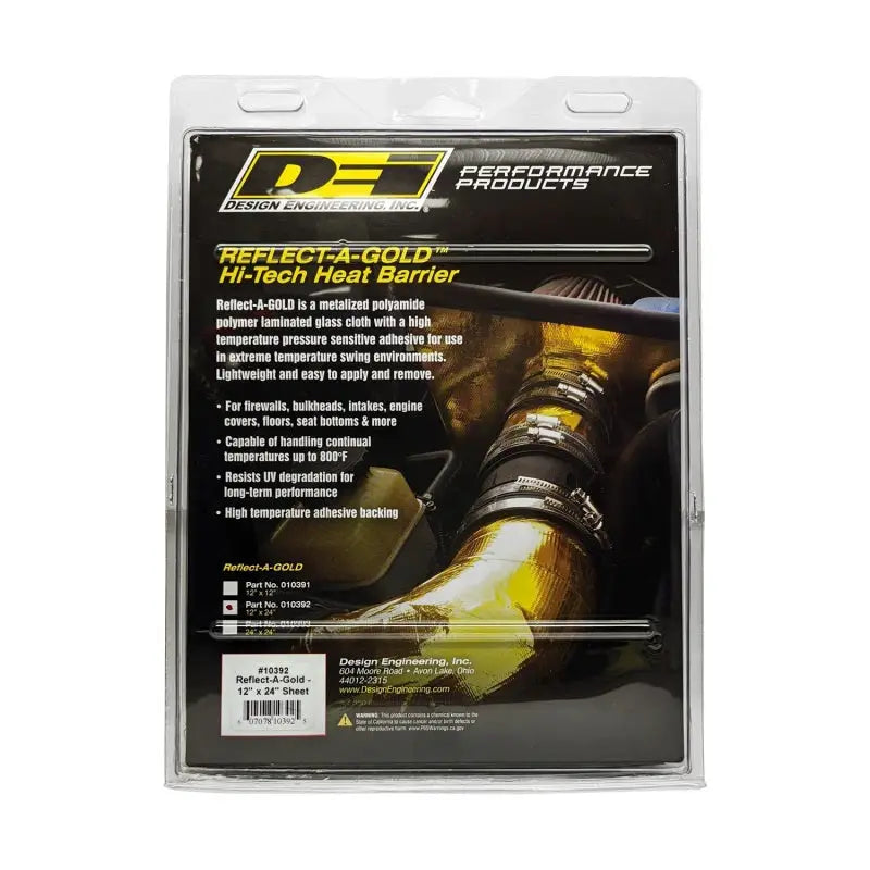 DEI Reflect-A-GOLD 12in x 24in Sheet - Truck & Automotive