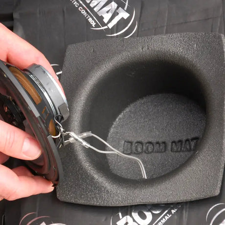 DEI Speaker Baffles 5.25in Round 6.5in Wide 6.5 Height 2.5in Deep Pair - 50321